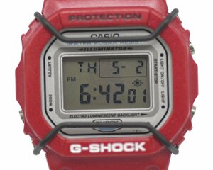 [未使用品] 稼働品【CASIO】カシオ DW-5600GF-4AJF レッドカラー バックライト点灯OK 動作OK 未使用品