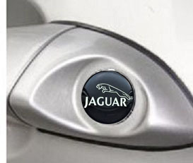 １新着送料込　ジャガー　３Ｄミニエンブレム　20ｍｍ×２　キーシリンダー　 内装類　ドアミラー　スマートキー　外装　携帯電話