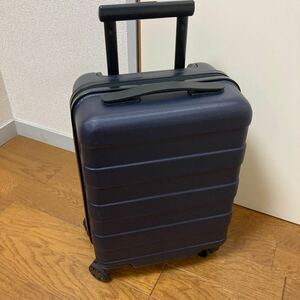 無印良品　MUJI 4輪スーツケース　ハードキャリーケース　ネイビー　20L　美品 