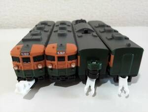 [ジャンク品/4両]　プラレールアドバンス　165系　急行電車