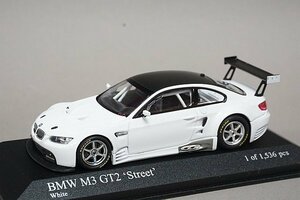 ミニチャンプス PMA 1/43 BMW M3 GT2 ストリート 2009 ホワイト 400092900