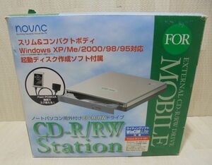 novac CD-R/RW Station PCMカード＆ライティングソフト WinCDR Lite シリアル付き