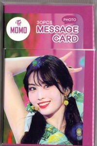 韓国　K-POP ☆TWICE トゥワイス　MOMO モモ☆メッセージカード　MESSAGE CARD 30PCS　