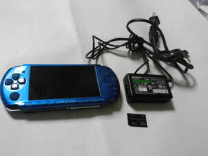 SONY　PSP3000　バイブランド・ブルー　動作確認済　送料370円～