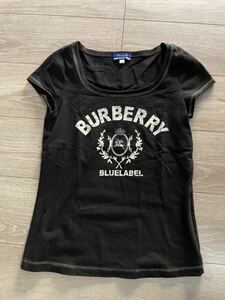 BURBERRY LONDONバーバリーTシャツ カットソーブラック黒 トップス