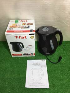 ◎ T-faL ティファール 電気ケトル KO3408JP 1.2L JUSTINE ジャスティンプラス ブラック 21-J