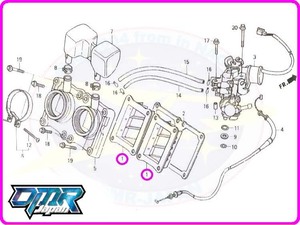 【新品】 リードバルブ NSR250R MC21 MC28 14100-KV3-833