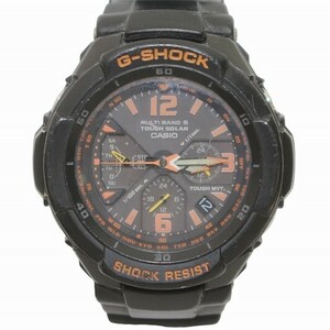 CASIO G-SHOCK GRAVITYMASTER SKY COCKPIT グラビティマスター 腕時計 ウォッチ クォーツ 電波 ソーラー クロノグラフ 黒 GW-3000B