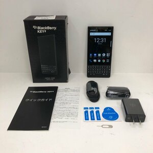 BlackBerry KEY2 bbf100-9 128GB ブラック SIMフリー android アンドロイド スマホ ブラックベリーKEY2 240506SK120239