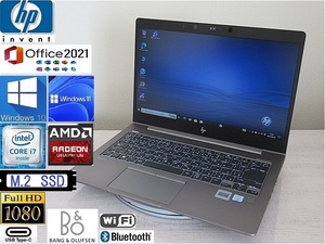 モバイルワークステーション！HP Zbook 14u G5 Corei7（8550U）Windows10 office2021Proもインストール済み！