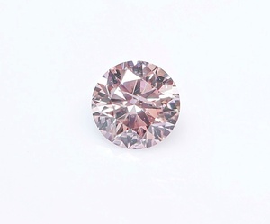 【１００円～】0.068ｃｔ 天然ダイヤ FANCY ORANGISH PINK（ナチュラルカラー）I1