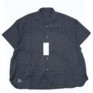 【未使用】 FreshService フレッシュサービス COOLFIBER OPEN COLLAR S/S SHIRT クールファイバー オープンカラーシャツ Lサイズ 黒