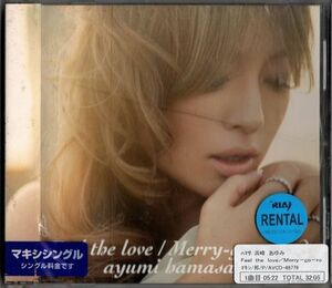 CD★浜崎あゆみ／Feel the love/Merry-go-round★レンタル盤