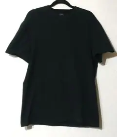 ジルサンダーJILSANDERメンズコレクション黒半袖カットソーTシャツ