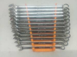 【中古品】Snap-on(スナップオン) 12pcsコンビネーションレンチセット　ITJF7PW3CBVX