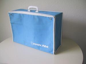 1970年代 中古 パンナムバッグ（Pan Am）折りたたみ式バッグ#200