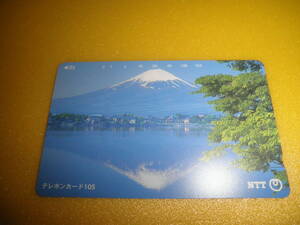 富士山 Mt. Fuji 世界遺産 テレカ テレフォンカード 105度★未使用保管品