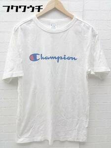 ◇ Champion チャンピオン ロゴ 半袖 Tシャツ カットソー XLサイズ ホワイト メンズ