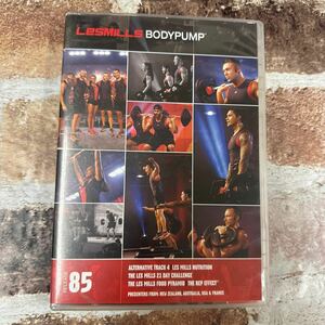 85★レスミルズ★Lesmills★DVD★CD★中古品★BodyPump★ボディパンプ85★英語コレオノート★箱に傷有★汚れあり★再生確認済★3点セット