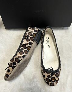 repetto/レペット/フラットパンプス/size36/レオパード