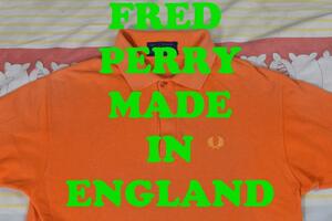 フレッドペリー ポロシャツ12483ｃ 英国製 綿100％ FRED PERRY