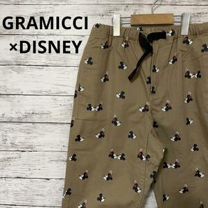 GRAMICCI×DISNEY クロップドパンツ クライミングパンツ 総柄