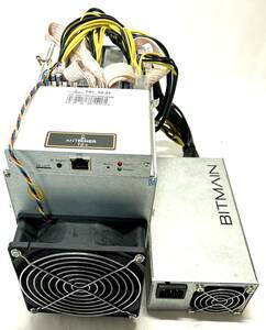 【簡易動作確認のみ】BITMAIN ANTMINER T9+_10.5T 電源ユニット APW3++-12-1600 マイニング 仮想通貨 暗号資産 ビットコイン ジャンク扱い