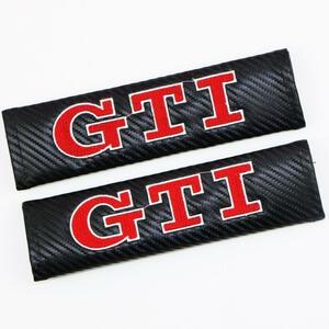 フォルクスワーゲン GTI シートベルトカバー シートベルトパッド 車ロゴ 刺繍入り 2P汎用