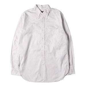 Engineered Garments エンジニアドガーメンツ シャツ サイズ:XS グラフチェック コットン ボタンダウン シャツ トラッド ライトグレー系