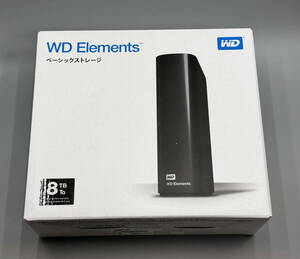 ウエスタンデジタル WD デスクトップHDD 8TB USB3.0 WD Elements Desktop 外付けハードディスク / WDBBKG0080HBK-JESN