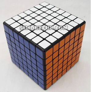 【black】Shengshou 7 × 7キューブスピード魔法balckラベルなしパズル立方用7 × 7 × 7ラベルなしパズル教育玩具子供