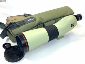 ★Nikon ニコン FIELD SCOPE ED D=78 P フィールドスコープ 単眼 望遠鏡 接眼レンズ 25-56 ケース付 2074T6-2