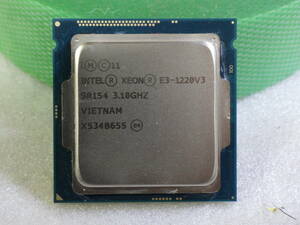 intel XEON E3-1220V3 3.1GHz 動作確認済み#BB0240