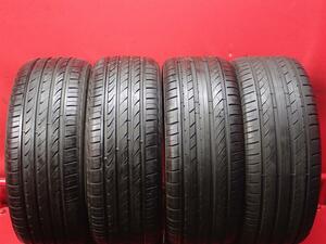 タイヤ4本 《 デリンテ/ハイフライ 》 DH2/HF805 [ 225/50R18 99W , 245/45R18 100W ]9/8.5分山★ スカイライン フェアレディZ n18