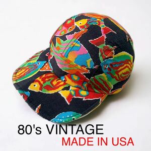 美品 アメリカ購入 USA製 VINTAGE ジェットキャップ 帽子 CAP kid