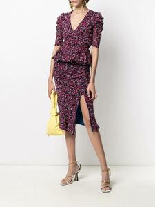 新品送料無料US:XS/JP7号～９号Diane von Furstenberg ダイアンフォンファステンバーグAngela メッシュ ラップブラウス