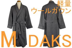 特価即決●ダックス DAKS 男性用 秋冬シーズン 軽量ガウン（M）№519 新品 46%OFF 送料無料