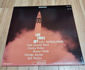 【CLASSIC RECORDS】LOU DONALDSON LOU TAKES OFF ルー・ドナルドソン 200g重量盤 インナースリーブ 両面深溝・BG刻印 高音質