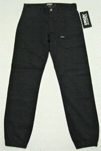 オークリー　OAKLEY　FP SCOUT PANTS　カジュアル用高機能コットンパンツ・ジョガーパンツ　黒色　W 30/78㌢　本体:綿素材　ストレッチ機能