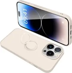 IPhone14 ProMax ケース リング付き シリコン iPhone