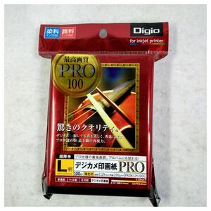 新品、500枚、デジカメ印画紙PRO100、超厚手 L版100枚X5セット、送料無料