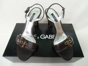 DOLCE & GABBANA ドルチェ ＆ ガッバーナ サンダル ハイヒール 36 靴 ドルガバ ￥68,250