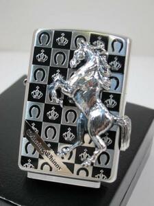 新品 Zippo ハネウマ・ウイニングウィニー馬・グランドクラウン SV