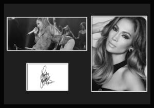 10種類!Jennifer Lopez/ジェニファー・ロペス/J. Lo/サインプリント&証明書付きフレーム/BW/モノクロ/ディスプレイ (3-3W)