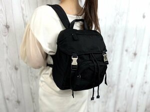 極美品 PRADA プラダ テスート ナイロンリュック リュックサック バッグ ナイロン 黒 70524Y