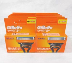 【未開封】 Gillette ジレット フュージョン 5+1 替刃4コ入り×10 替刃40個セット ②