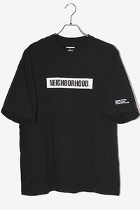 2023SS NEIGHBORHOOD ネイバーフッド NH 231 SPOT.TEE SS-1 プリント 半袖Tシャツ L BLACK ブラック 231PCNH-ST03S /● メンズ