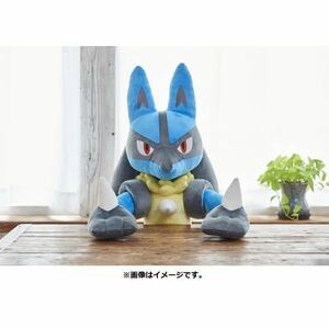 等身大 ルカリオ ポケモンセンター オリジナル ポケモンぬいぐるみ (サイズ・重量)=120×43×25:cm 輸送ダンボールに潰れ有ります