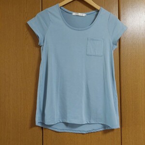 AZUL　ブルー　半袖　Tシャツ　カットソー
