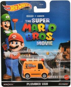 マテル ホットウィール ザ・スーパーマリオブラザーズ・ムービー プラマー・バン ミニカー Hot Wheels THE SUPER MARIO BROS. MOVIE